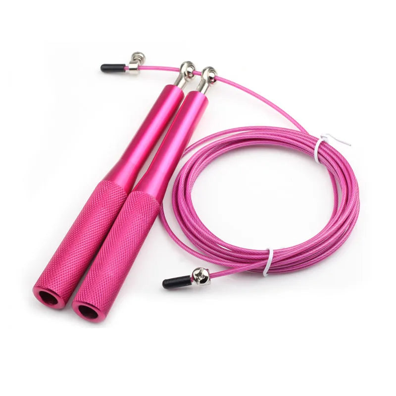 Corde à sauter rose ergonomique pour femmes – NI Performance