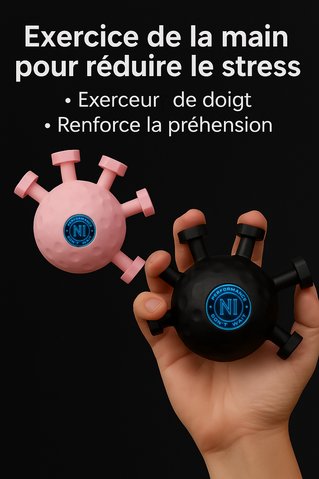 Exerceur de Doigts – Renforce ta Poigne & ta Précision - N.I Performance