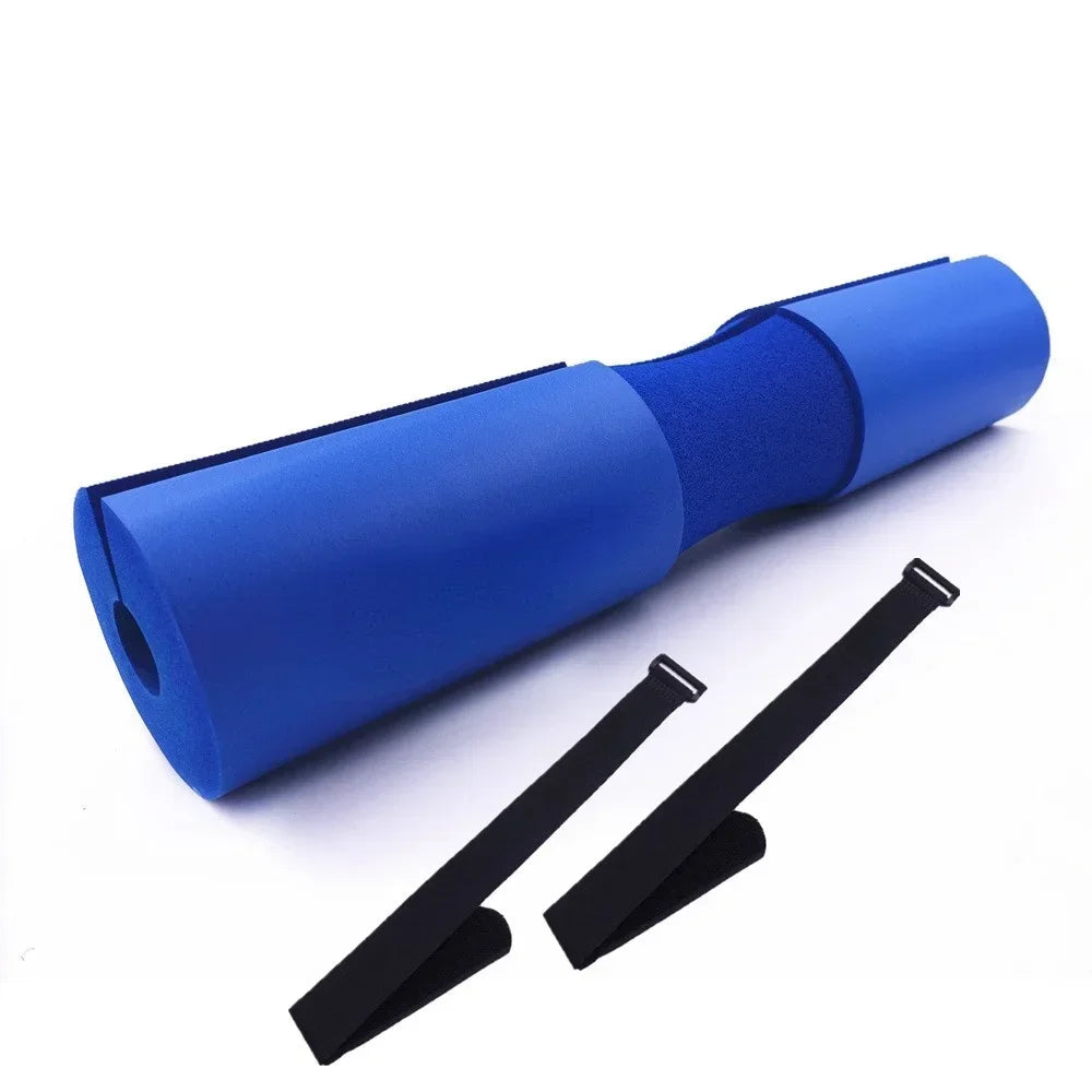 Pad bleu barre d'haltérophilie – protection cervicale pour squats – N.I Performance