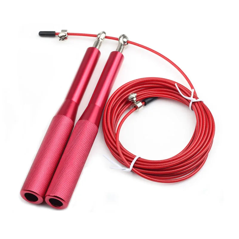Corde à sauter rouge pour fitness et cardio training – NI Performance