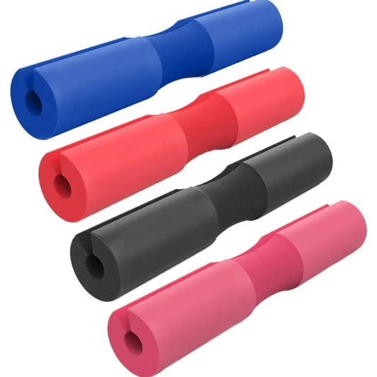 Pad de musculation rose sur barre – confort nuque et épaules – entraînement squat – N.I Performance